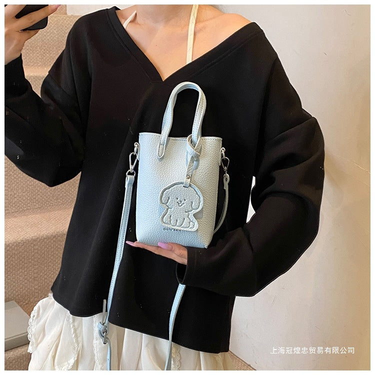 Women's Bag Single Shoulder Crossbody Bag Versatile Handbag New Simple Style Basket Fashionable Spring2025Fashion