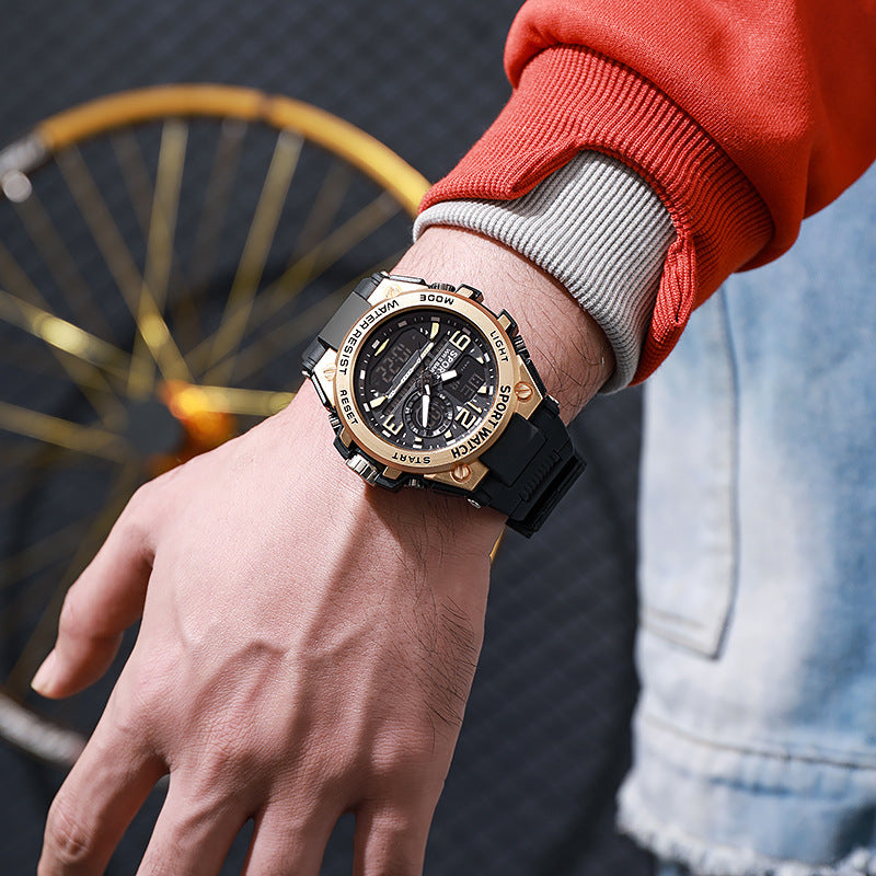 Men's New Series Electronic Watch Special Forces Style Digital Student Watch Men's Anti-fall Alloy