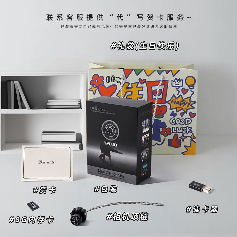 Mini Student Party Thumb Camera Campus ccd Digital birthday gift photo and video children's toy