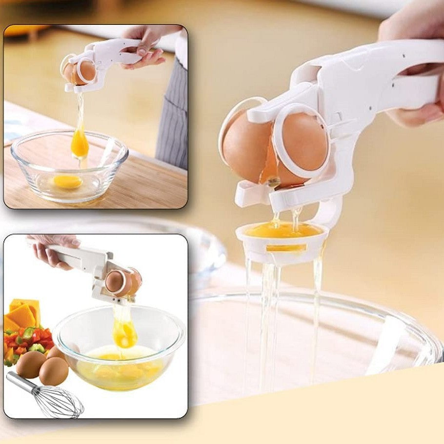 Handheld Egg Opener Egg Cracker Eggshell TV Egg Cutter Egg White Separator Kitchen Gadget