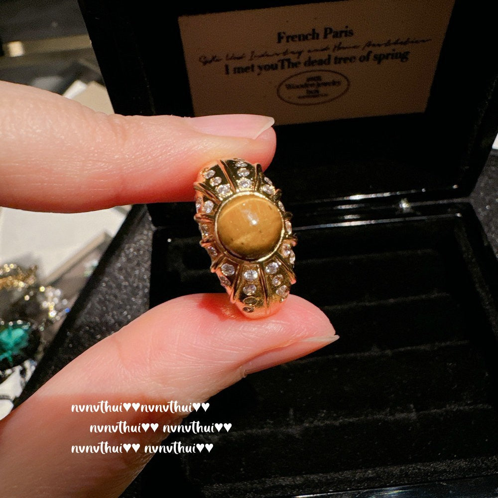 Sparkling Paphos Cloud Pattern Jellyfish Tassel Gemstone Earrings The Joy of a Rich Woman Egg-shaped Princess Pink Earrings