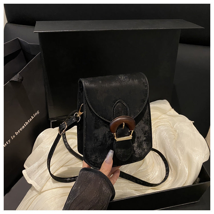 High-end design crossbody bag mini handbag tote bag2025Women's New Fashion Single Shoulder Small Bag Stylish Phone Bag