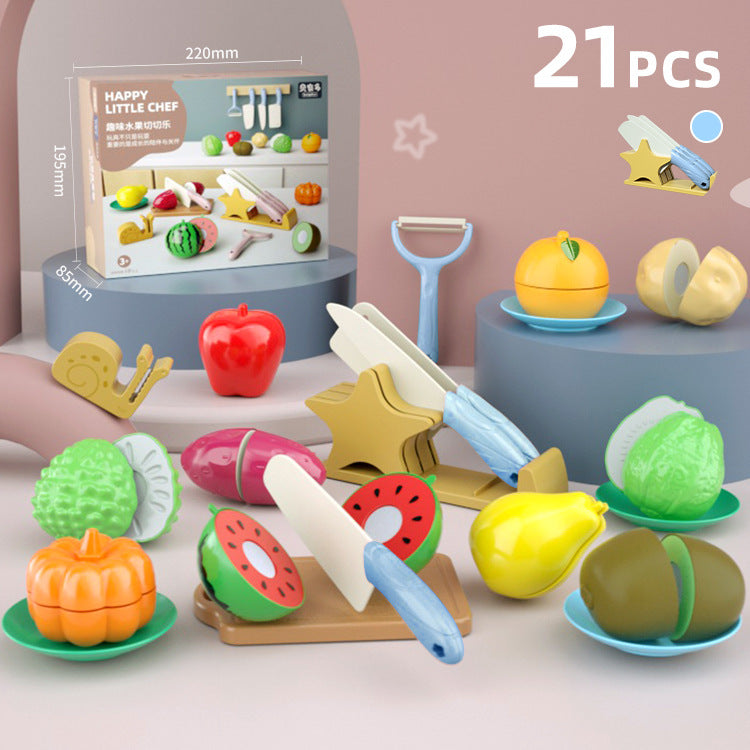 Free shipping children's pretend play kitchen toys Girl Cooking Induction Cooker Stir-fry Vegetable Fruit Cutting Fun Knife Holder Kitchenware