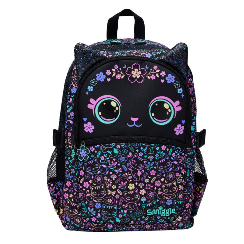 Australia smiggle School Bag Primary and Secondary School Students Big Eye Cat Gradient Cat Schoolbag Girl Backpack Trolley School Bag http://detail.1688.com/offer/949669119060.html