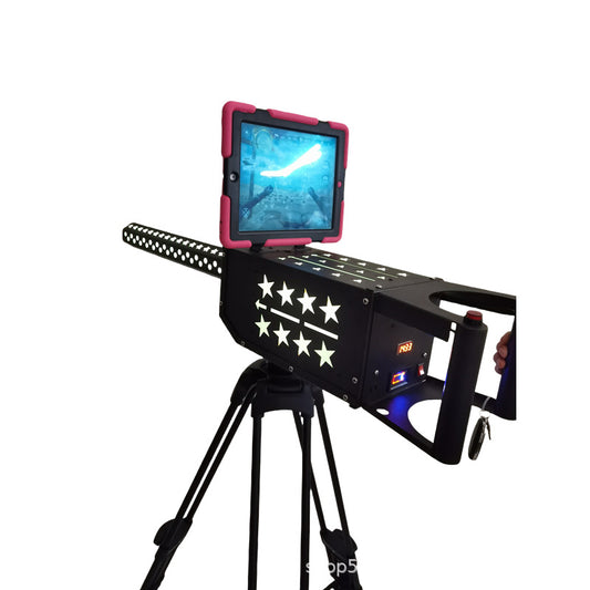 AR Gatling Internet Celebrity Game Gun Real Shooting Toy Gun Square Night Market Stall Metal gaming device