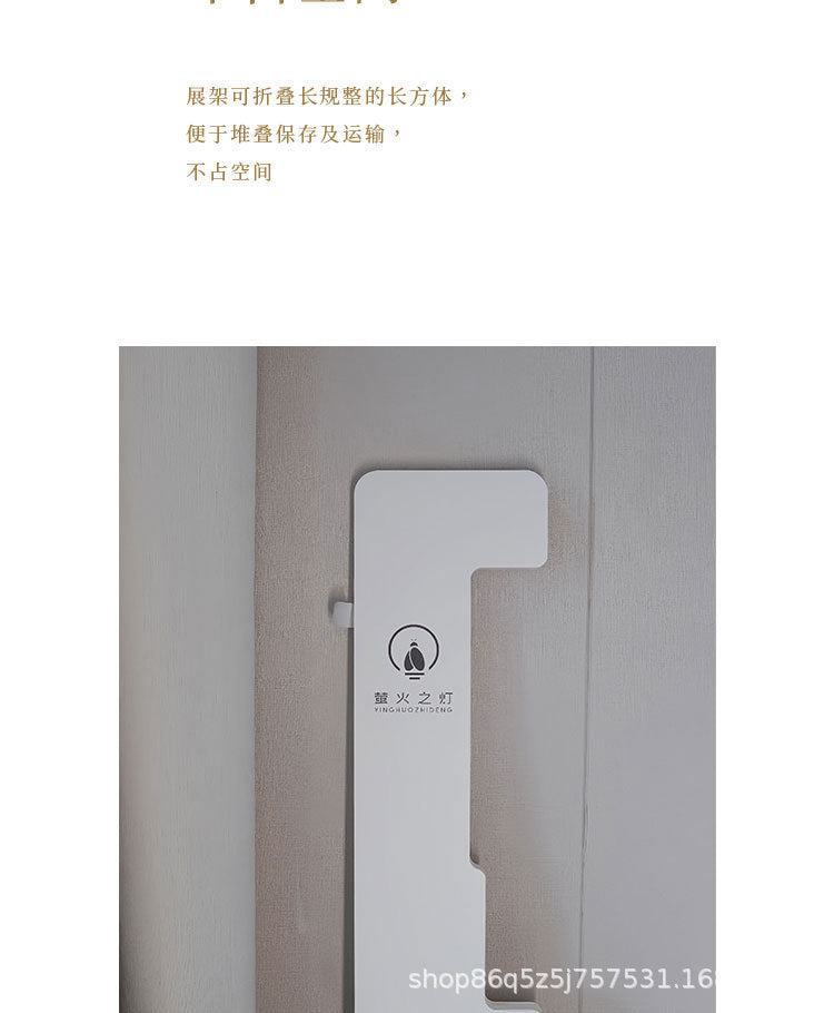 【Firefly Lantern】Live Streaming Background Decoration Foldable Round Column Paper Roman Column Folding Column Road Guide Ornament