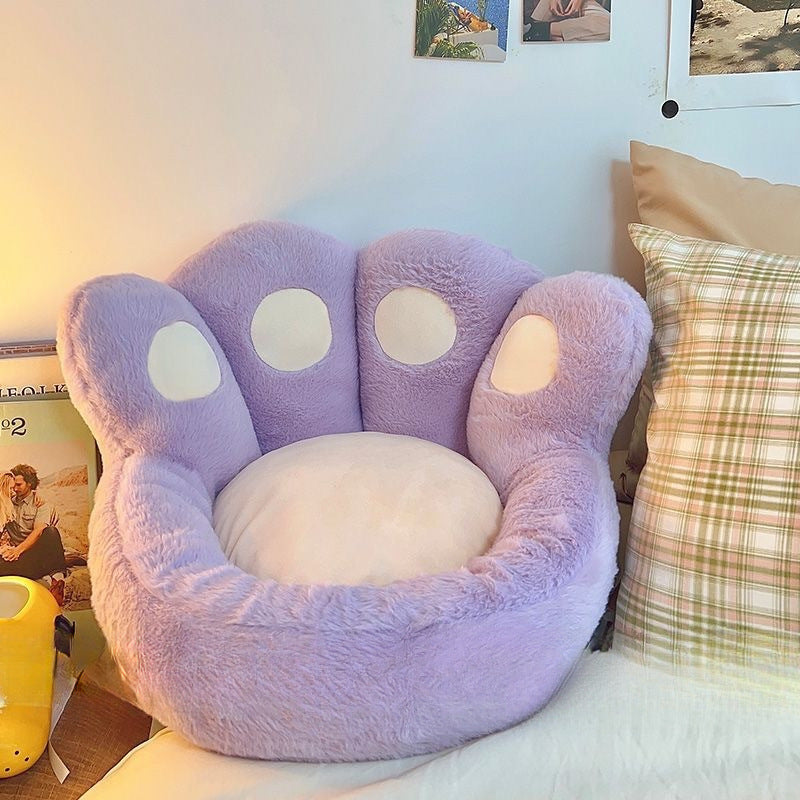 Cat Paw Cushion Floor Mat Bedroom Home Bay Window Bedside Carpet Office Long Sitting Lazy Sofa Tatami