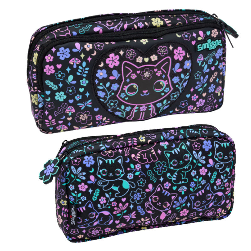 Australia smiggle School Bag Primary and Secondary School Students Big Eye Cat Gradient Cat Schoolbag Girl Backpack Trolley School Bag http://detail.1688.com/offer/949669119060.html