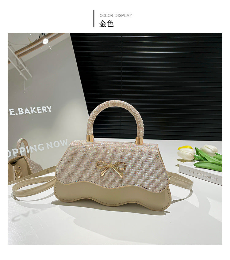 Fashion Trend Casual Simple Texture Baguette Bag2025Summer new style women's personalized shoulder crossbody bag