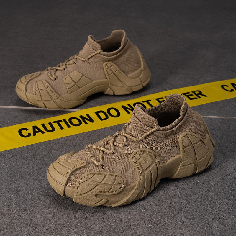 Men's Shoes Summer Breathable Casual Shoes New Cross-border Octopus Thick-soled Shoes Soft-soled Comfortable Sports Shoes Outdoor Hiking