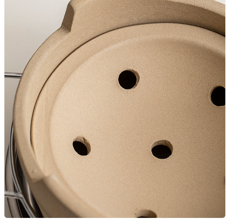 Traditional Edge-Burning Stove Charcoal Stove Clay Pot Commercial Cantonese Style Charcoal Stove Hot Pot Outdoor Surrounding Stove Tea Brewing Barbecue Hong Kong Style Clay Stove