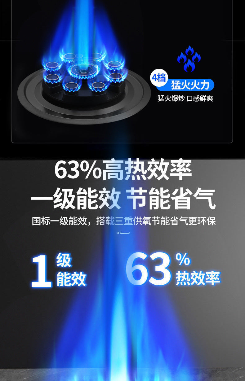Coolpad Gas Stove Single Burner Household Built-in Liquefied Gas Gas Stove Tabletop Natural Gas High Power Stove