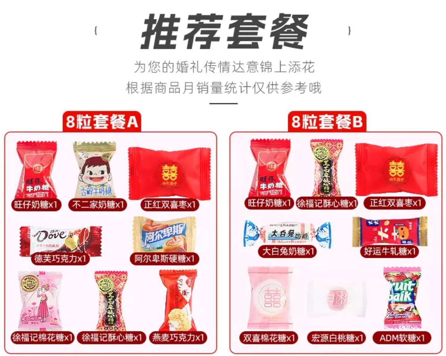 Wedding Candy Bulk Wholesale Wedding Engagement Wedding Candy Package Sugar Mixed Milk Candy Wedding Candy Chocolate Wholesale