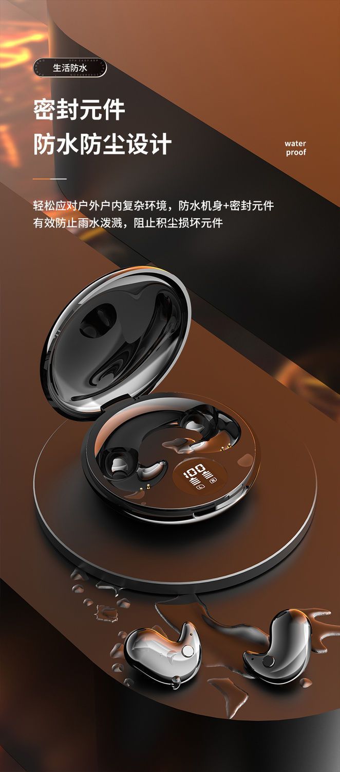 2025New Y29True Wireless Bluetooth Headset Sleep No Pressure On Ear Type Sound Isolation Noise Reduction Super Long Battery Life