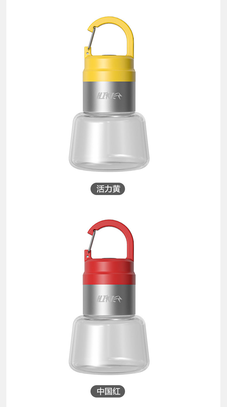 New Outdoor Camping Atmosphere Light Multi-Functional Bottle Light Floor Lamp Multi-Functional Hook Light Emergency Light