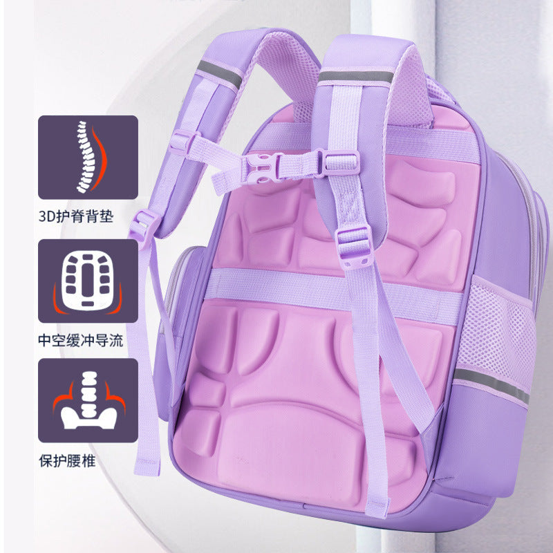 Schoolbag Primary School Girl Large Capacity Dirty Resistant Children's Schoolbag6-12Men's Weight Loss1-6Elementary School Student Backpack http://detail.1688.com/offer/727797868983.html