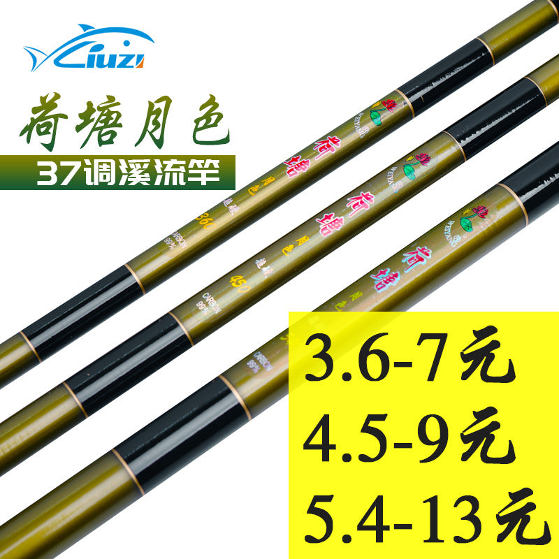 Cheap Fiberglass Hand Rod Wholesale Six Fishing Gear Fishing Rod Hand Rod Fishing Rod Set Fishing Gear Stream Rod Fishing Rod