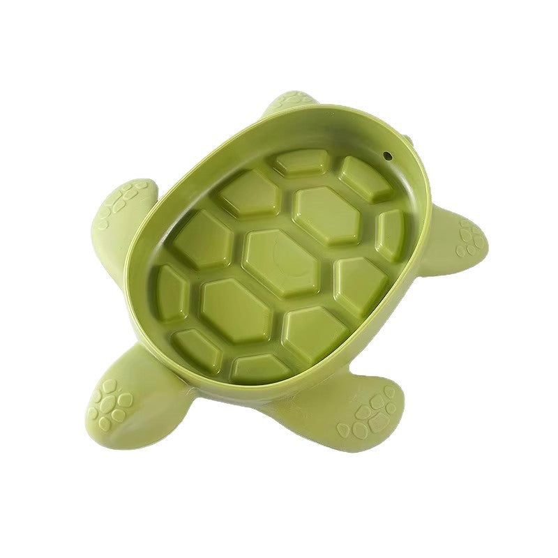 Green Little Turtle Soap Box Cartoon Soap Box Dormitory Bathroom High-end Draining Soap Box Creative Soap Box Manufacturer