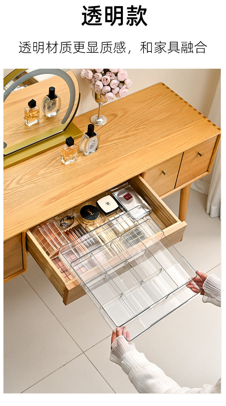 Expandable Drawer Storage Box for Home Kitchen Drawers, Cosmetics, Office Stationery, Plastic Stationery Organizer