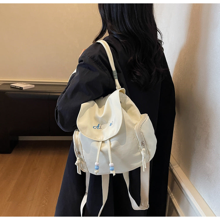 Foreign Order Fashion Super Popular Fresh Style Women's Backpack2025New Trendy and Stylish Handbag Commuting Small Backpack for Women