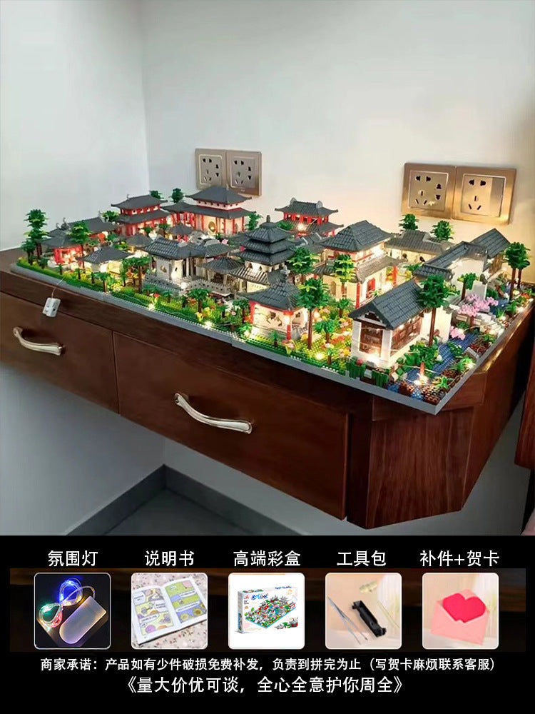 Sakura Treehouse Building Blocks2025New Toy Girl Gift Puzzle Assembly Building Street View Villa House Puzzle