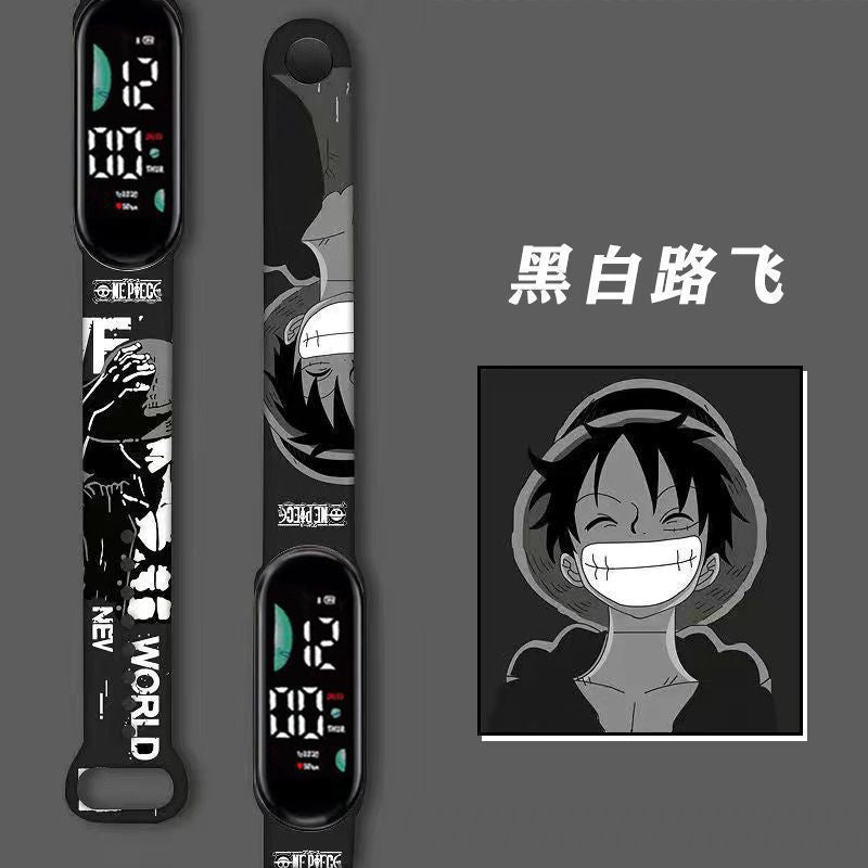 New Pochacco Cartoon Electronic Watch for Students Cute Children's Cartoon Print LED Sports Watches Wholesale
