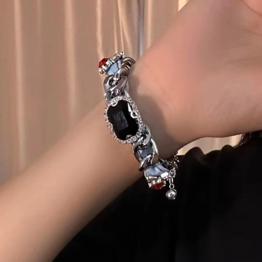 Light Luxury Niche Design Y2K Necklace Bracelet Set Elegant Versatile Sweet Cool Spicy Girl Choker High-end Collarbone Chain
