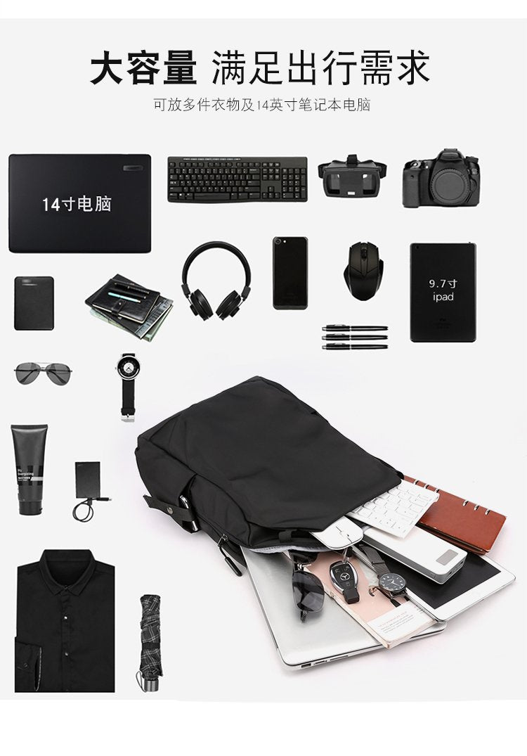 Business Backpack Men's Backpack Cross-Border Multi-Function Computer Bag Outdoor Travel Bag Student School Bag Printable LOGO http://detail.1688.com/offer/680385049956.html