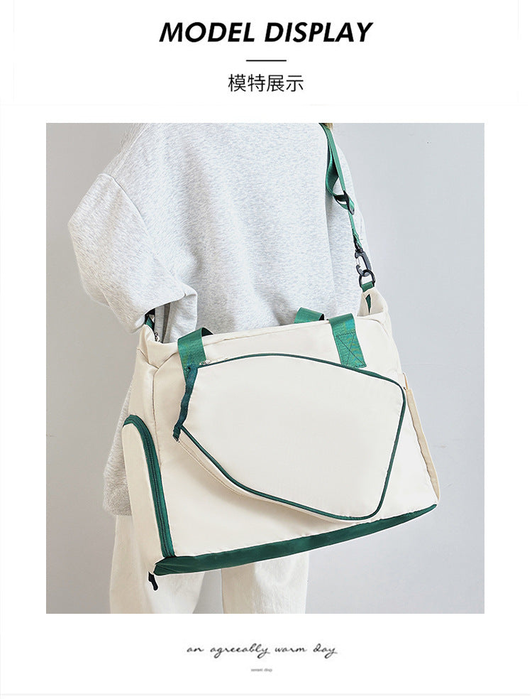 Cross-border New Trendy Sports Gym Bag Large Capacity Casual Fashion Travel Bag Water-resistant Commuter Crossbody Bag for Women