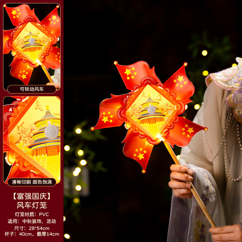 Mid-Autumn Festival Lantern2025New Rabbit Lantern Handmade diy Material Package Children's Portable Glowing Cartoon Palace Lantern