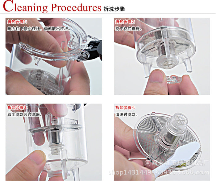 Wholesale High Borosilicate Glass Elegant Cup Heat-Resistant Glass Filter Teapot Detachable Washable Tea Brewing Pot Tea Infuser Exquisite