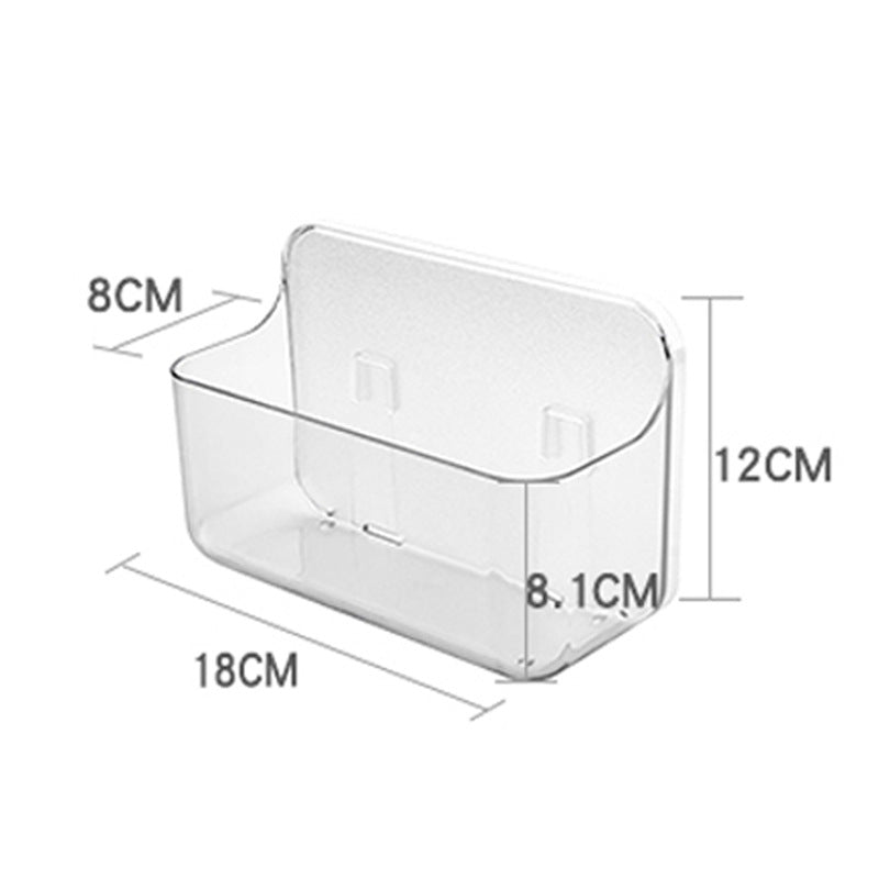 Bathroom Suction Cup Storage Rack Wall-Mounted Draining Rack No-Drill Hanging Rack Toilet Wall Soap Storage