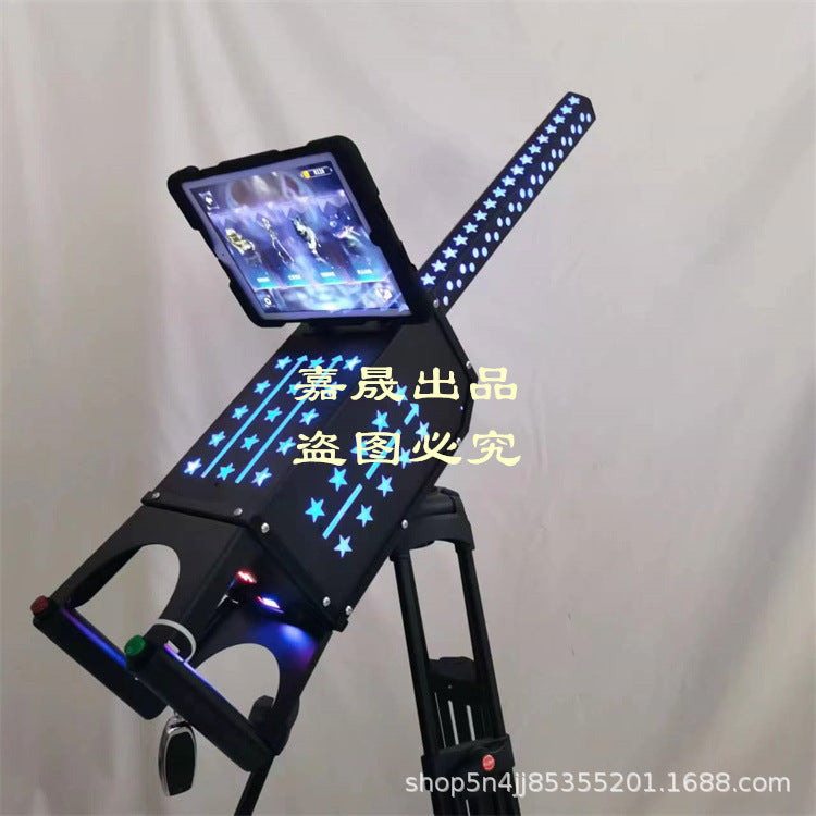 AR Gatling Internet Celebrity Game Gun Real Shooting Toy Gun Square Night Market Stall Metal gaming device