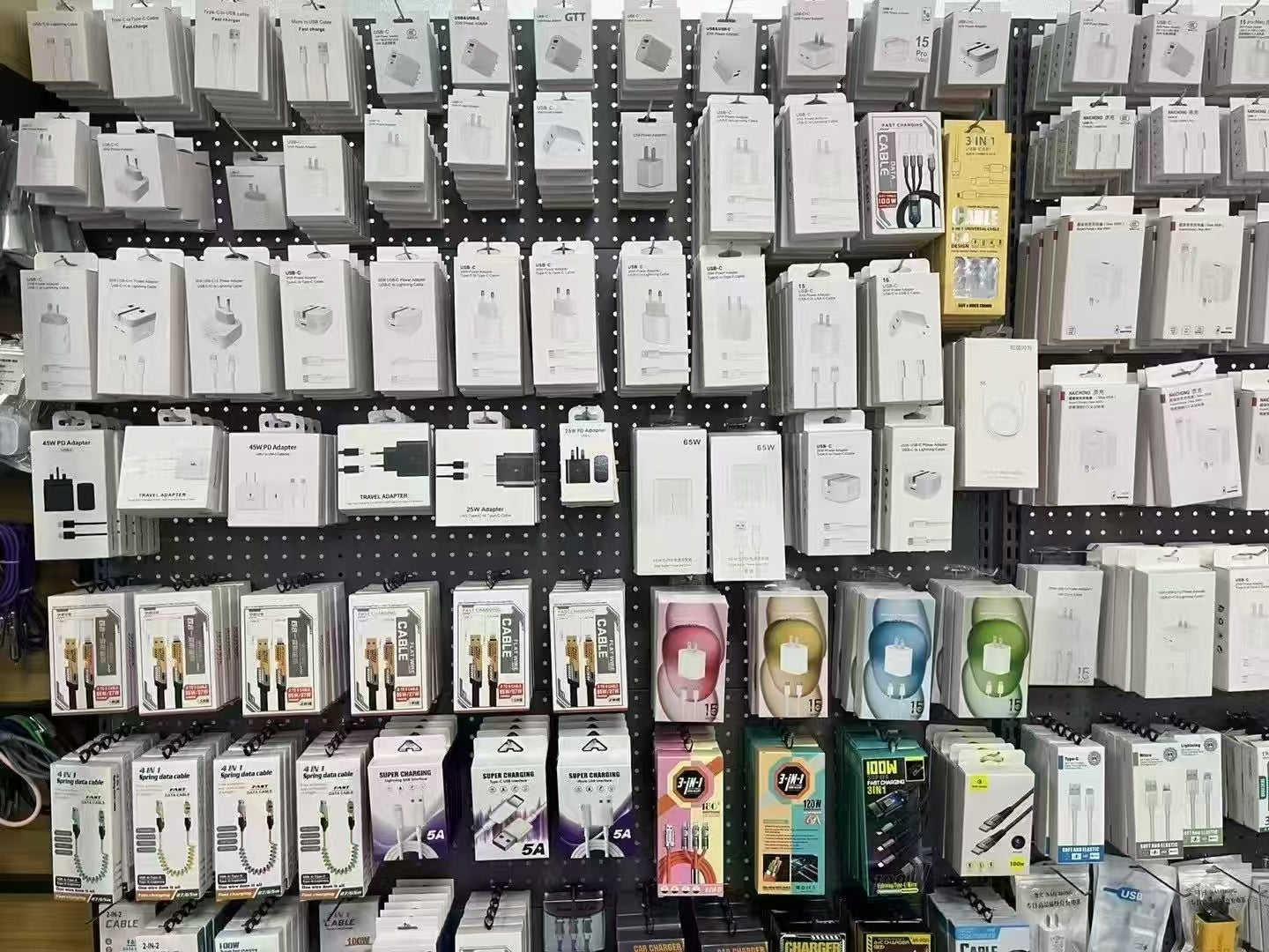 In-stock Nylon Weave100W 1-to-3 Mobile Phone Data Cable Multi-Head3A 3-in-1 Fast Charging Gift Logo Wholesale