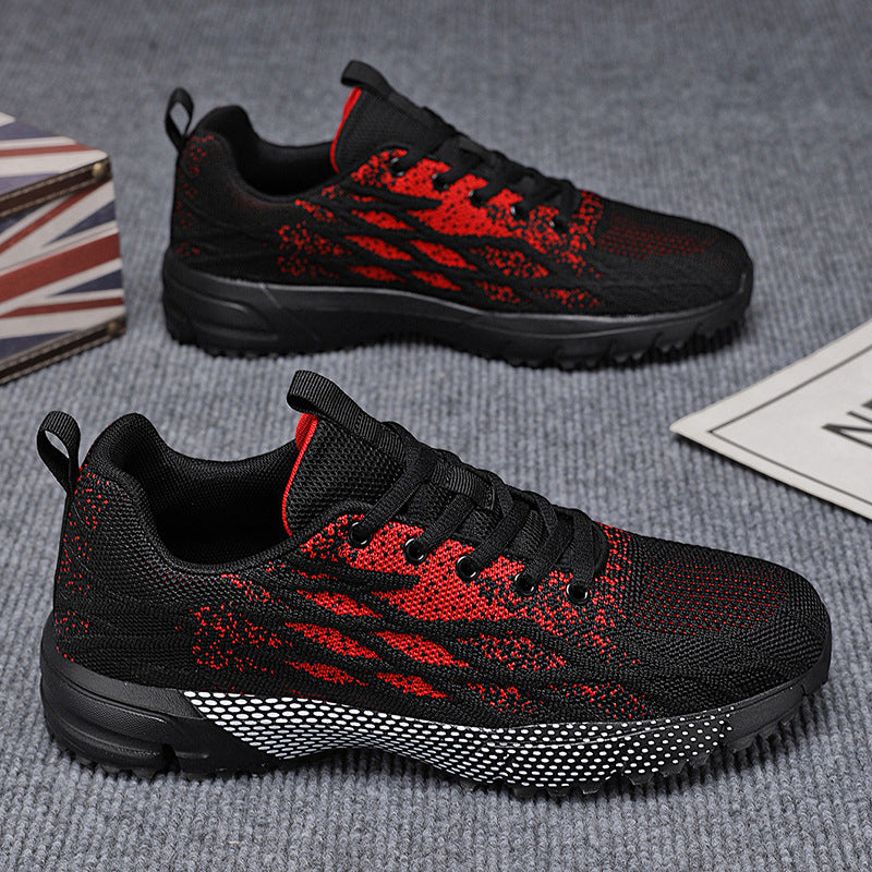 Men's New Low-Top Mesh Shoes Lightweight Comfortable Cushioned Sneakers Outdoor Fashion Versatile Casual Men's Shoes