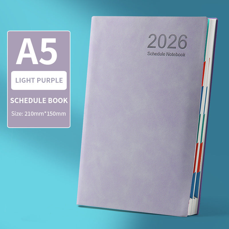 2026Calendar Book Cross-Border English Yearly Calendar Book365Tianji Daily Planner Efficiency Notebook