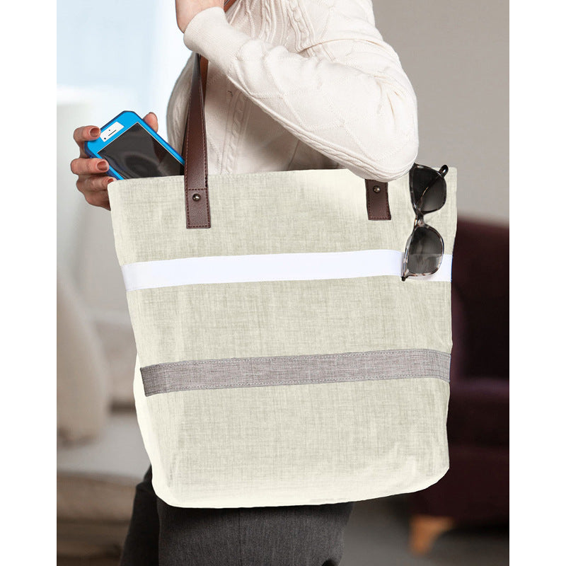 Export Hot-Selling Women's Handbag Large Capacity Multi-Functional Canvas Bag Shopping Bag Storage Bag Travel Bag Tote Bag