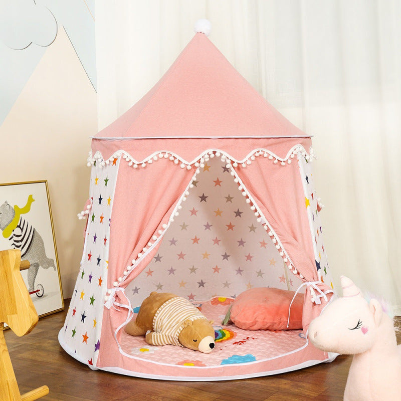 Large Space Children's Tent Portable Indoor Boys Girls Game House Castle Small House