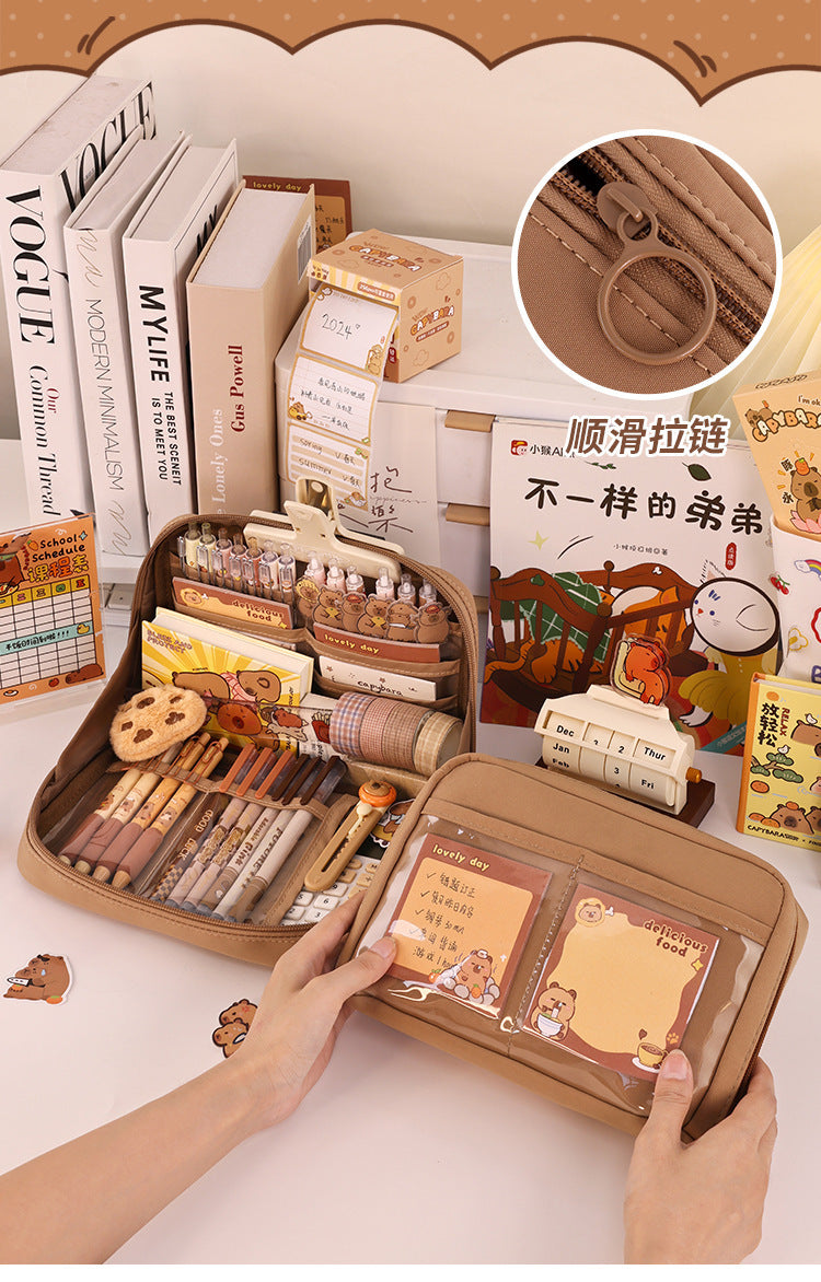 Back-to-School Season Stationery Box for Elementary School Students with a High-End Feel12Layer Pencil Case ins High-Quality Multi-Functional Stationery Bag Pencil Case http://detail.1688.com/offer/965484230964.html