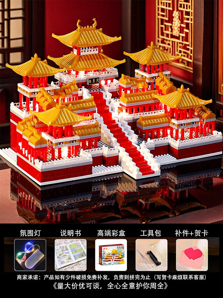 Sakura Treehouse Building Blocks2025New Toy Girl Gift Puzzle Assembly Building Street View Villa House Puzzle