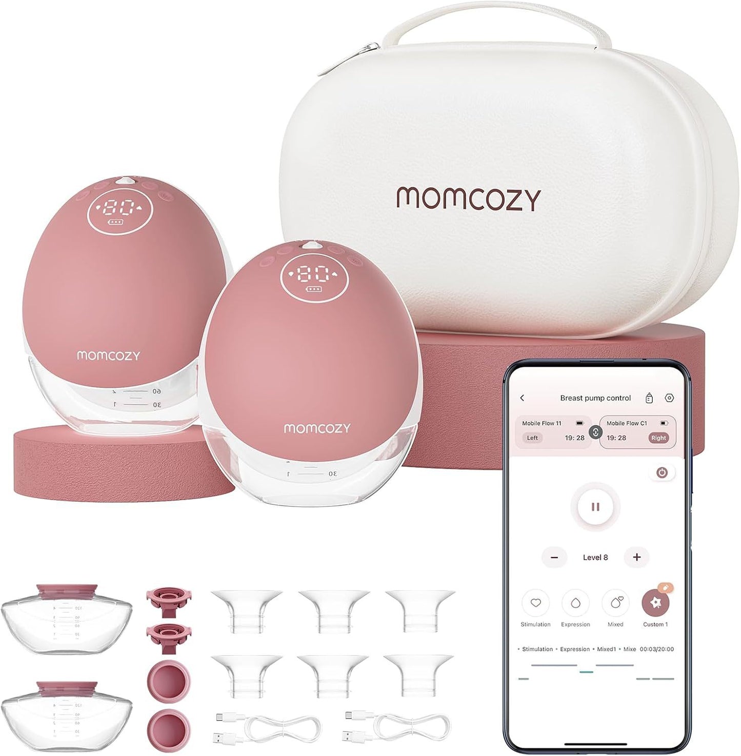 Amazon Bestselling Breast Pump M9Accessories Duckbill Valve Diaphragm Replacement Accessories Momcozy M9
