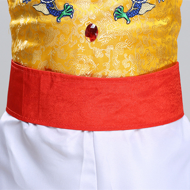Children's Performance Costumes for Boys and Girls Chinese Style Primary and Secondary School Students Chorus Costumes Princess Dress Puffy Skirt Long Pants Performance Costumes