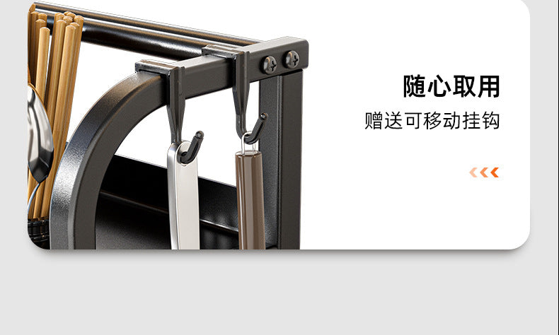 Kitchen Storage Rack Floor-standing Seasoning Rack Countertop Knife Rack Organizer Storage Rack Kitchen Supplies Storage Rack