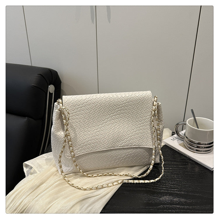 Korean Style ins Chain Bag Versatile Simple Large Capacity Shoulder Bag New Large Underarm Bag Commuter Bag
