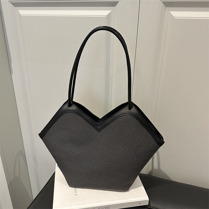 Summer Patchwork Large Capacity Women2025New Fashionable Loose Style Trendy New Casual Tote Shoulder Underarm Bag