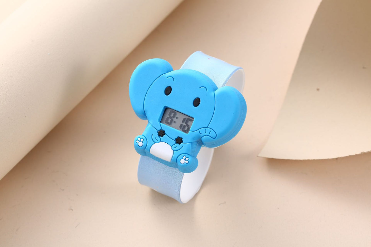 Children's Cute Fashion Snap Watch for Boys and Girls Quartz Watch Childlike Chronograph Large Dial