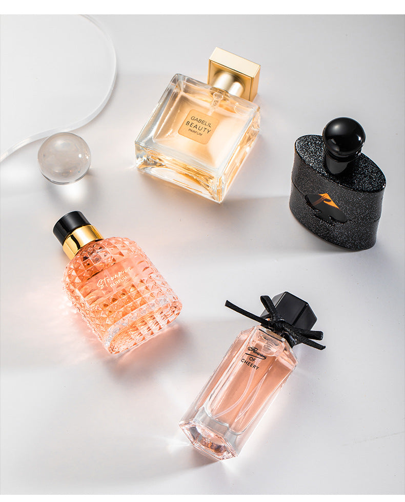 Flower Story Gift Box Women's Perfume Four-piece Set Perfume Wholesale Long-lasting Light Fragrance Recommended Black Coffee Perfume Women