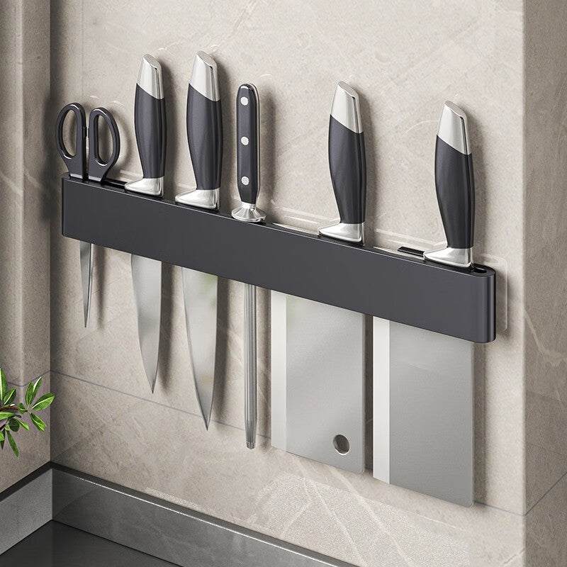 Manufacturer supplies multifunctional kitchen storage rack Knife Rest Wall-Mounted Simple Knife Holder Storage for Kitchen Knives