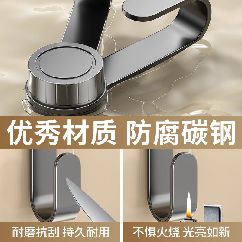 Suction Cup Wall-Mounted Pot Lid Holder Wall No-Drill Cutting Board Rack Storage Kitchen Organizer Pot Lid Organizer