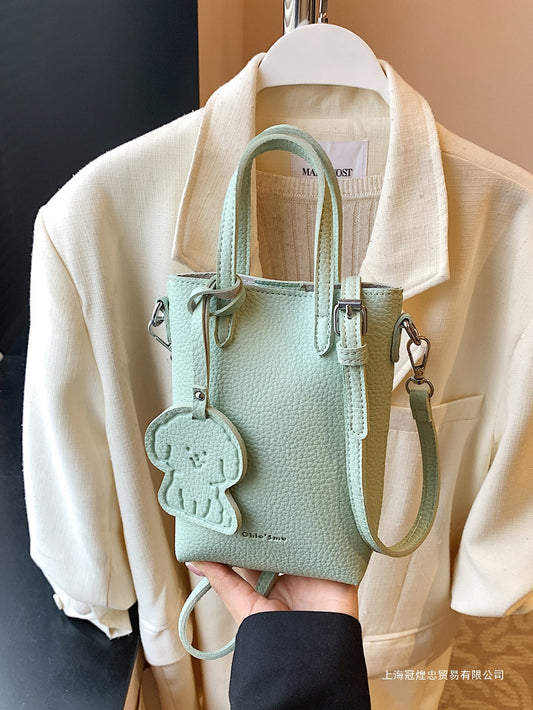 Women's Bag Single Shoulder Crossbody Bag Versatile Handbag New Simple Style Basket Fashionable Spring2025Fashion